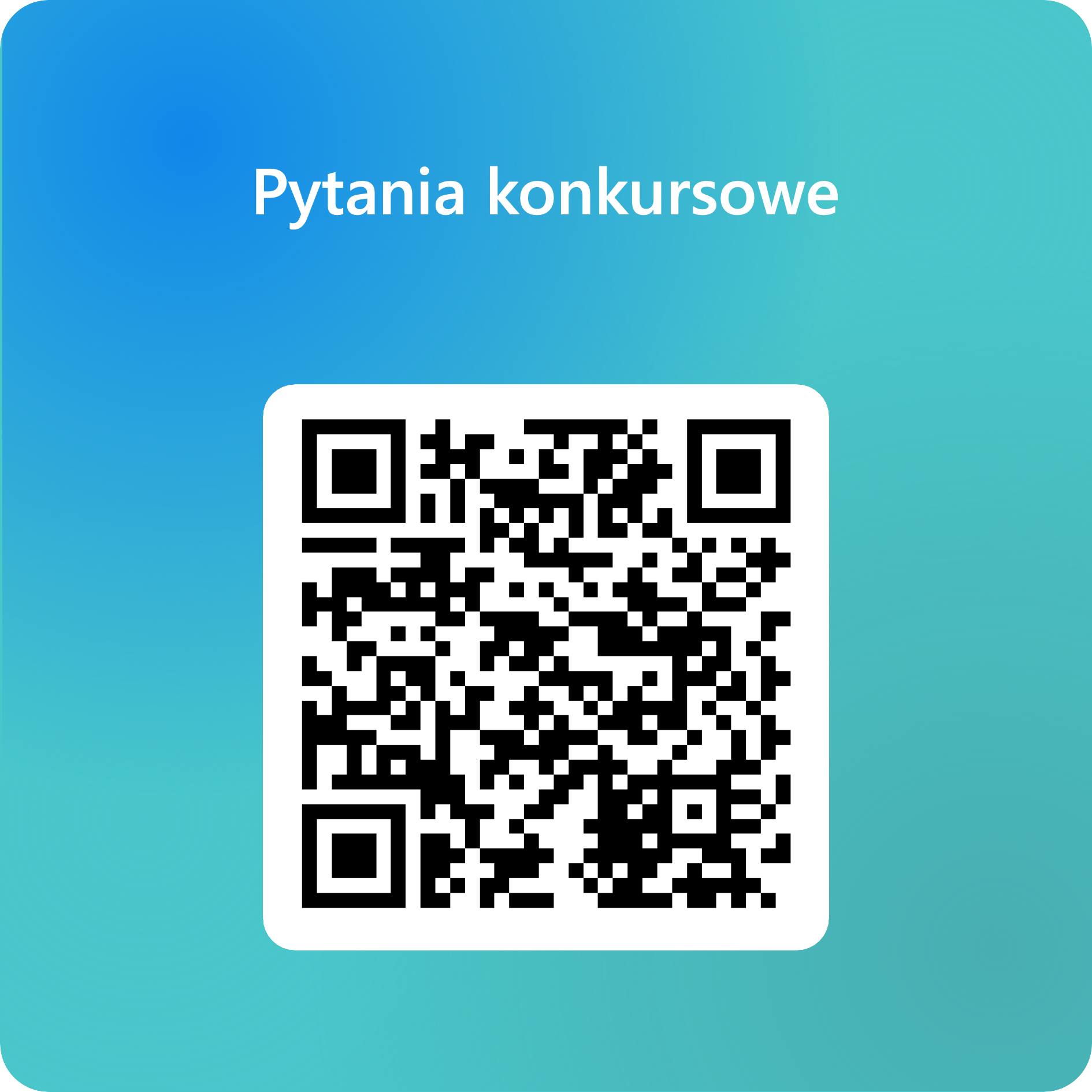 QR kod do formularza zgłoszeniowego